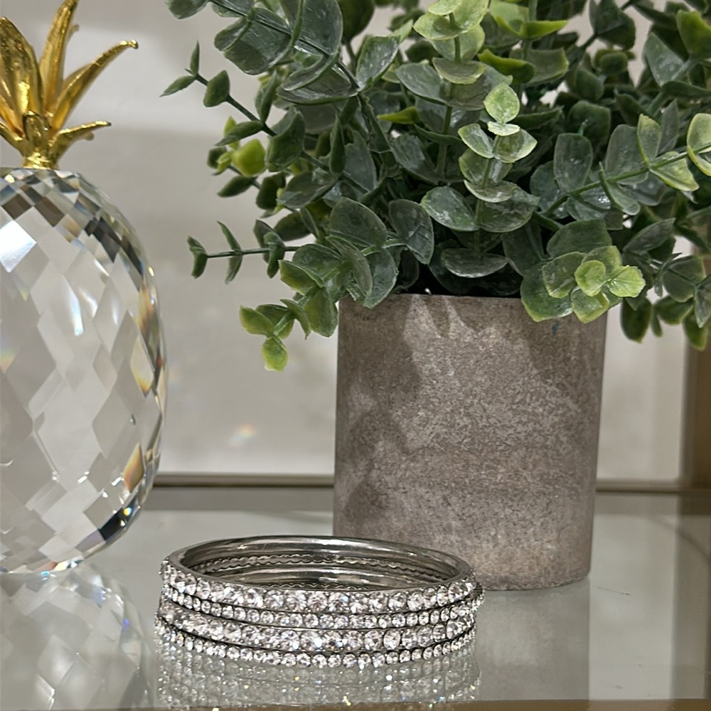 Rhinestone bangles - Picture 6 of 8